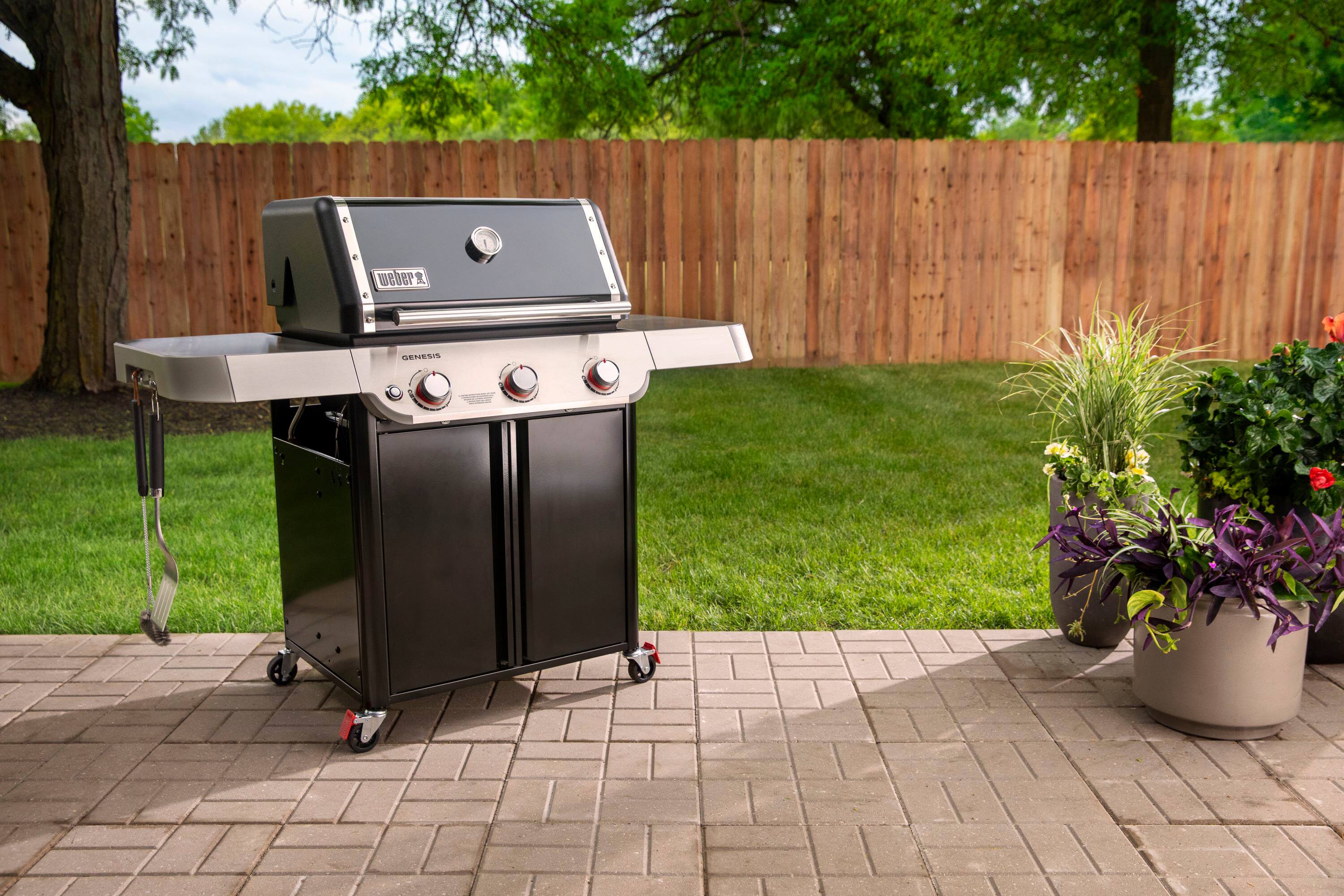 Alt View 16. Weber - GENESIS E-315 Propane Gas Grill - Black.