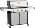 Alt View 11. Weber - GENESIS S-415 Propane Gas Grill - Stainless Steel.