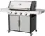 Left. Weber - GENESIS S-415 Propane Gas Grill - Stainless Steel.