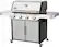 Left. Weber - GENESIS S-415 Propane Gas Grill - Stainless Steel.