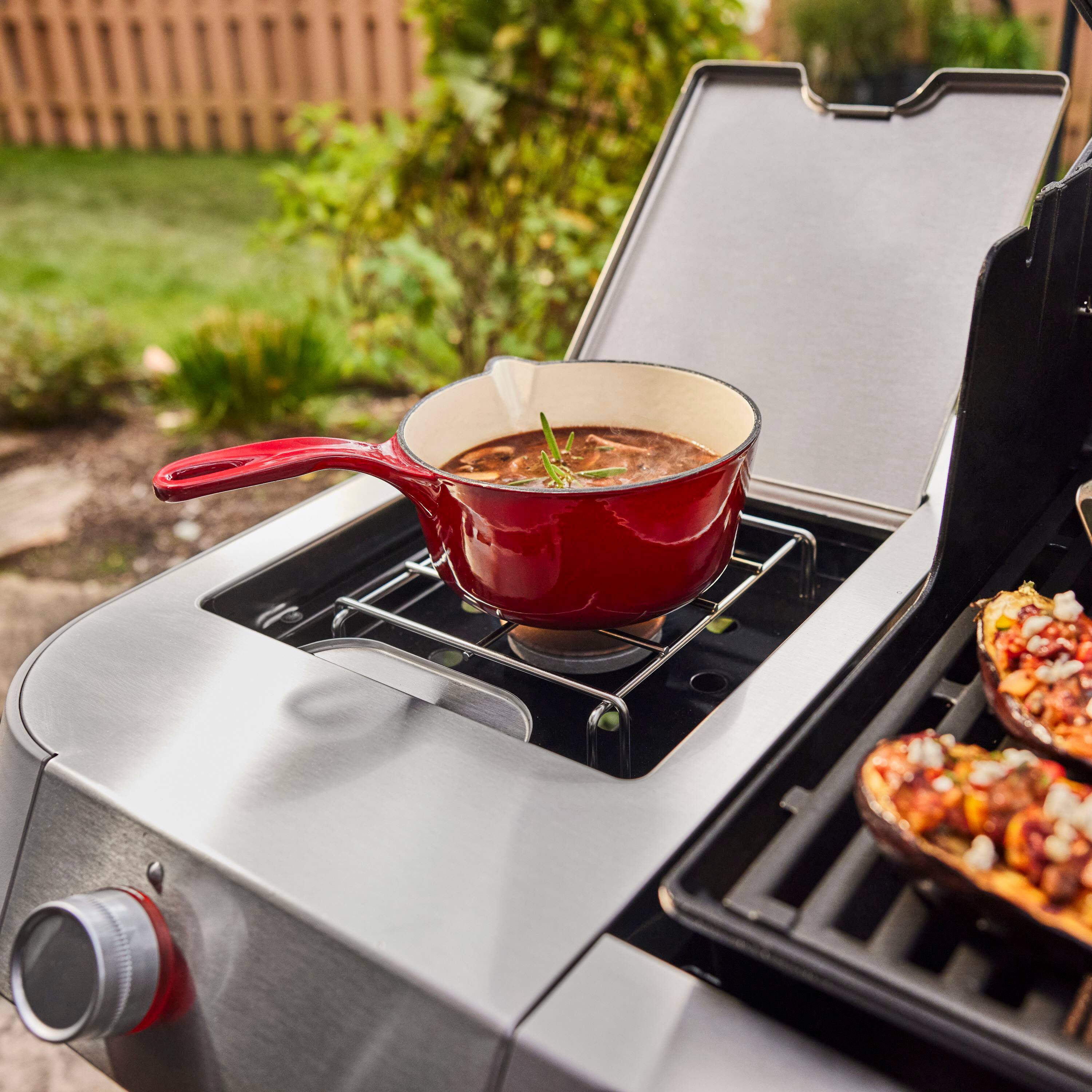 Alt View 17. Weber - GENESIS E-335 Propane Gas Grill - Black.