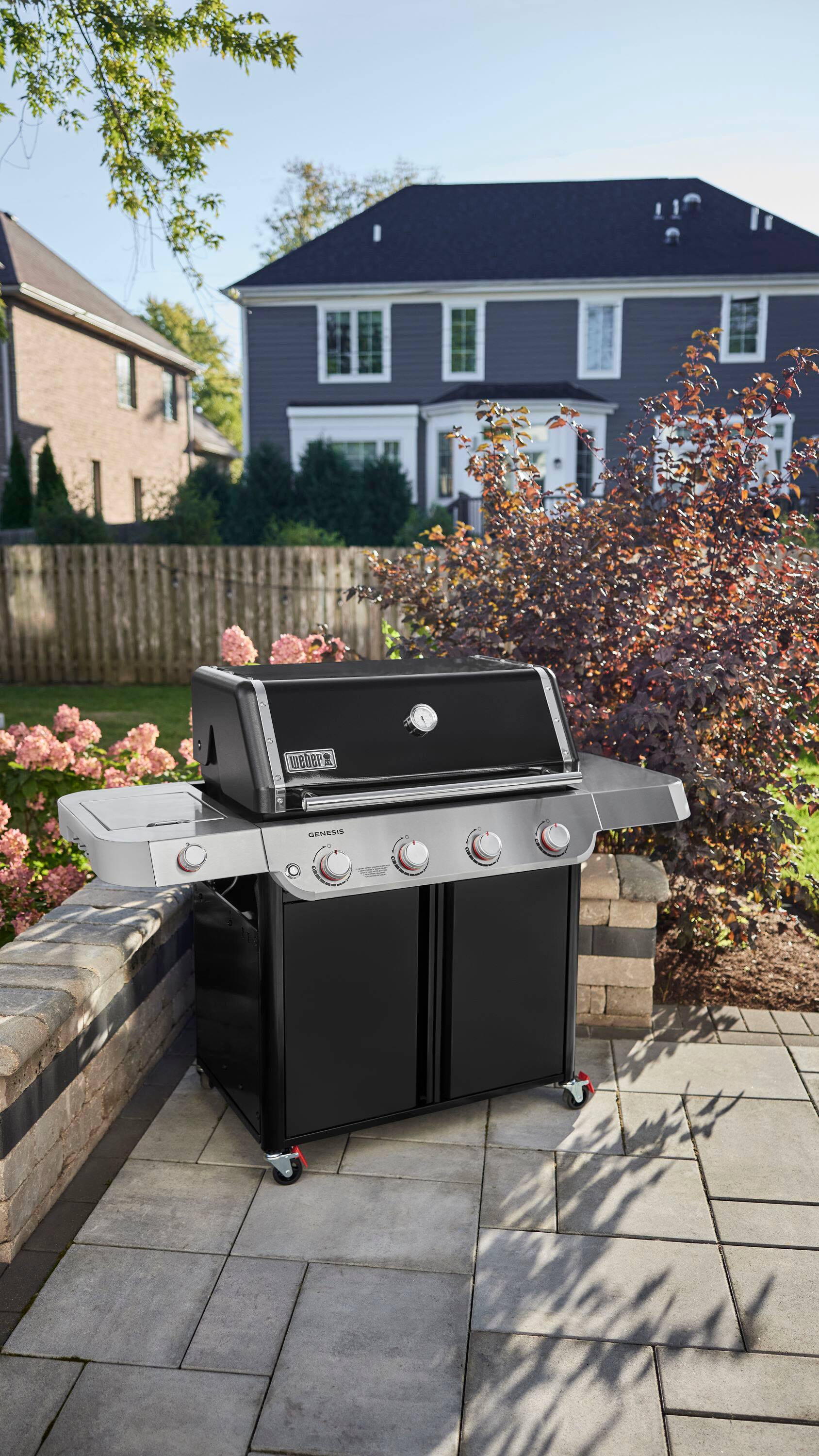Alt View 12. Weber - GENESIS E-415 Propane Gas Grill - Black.
