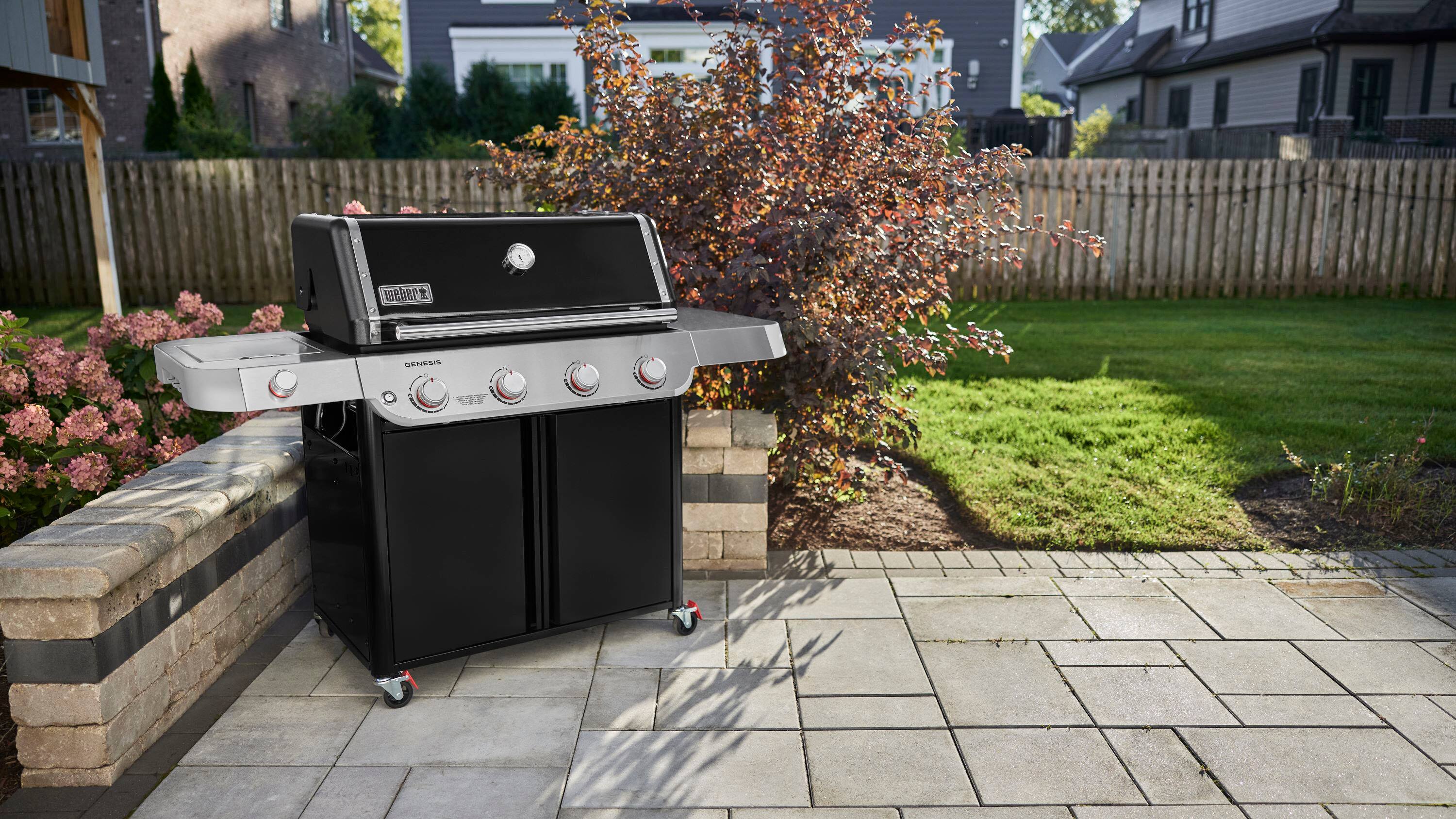 Alt View 13. Weber - GENESIS E-415 Propane Gas Grill - Black.