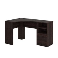 SEI Furniture Bardmont Desk with Lift-Top Storage Gray and gold finish  HO1094237 - Best Buy