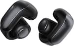 Front. Bose - Ultra Open-Ear True Wireless Open Earbuds - Black.