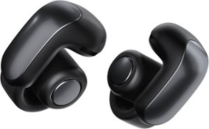 Bose - Ultra Open-Ear True Wireless Open Earbuds - Black - Front_Zoom