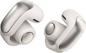 Bose - Ultra Open-Ear True Wireless Open Earbuds - White Smoke - Front_Zoom