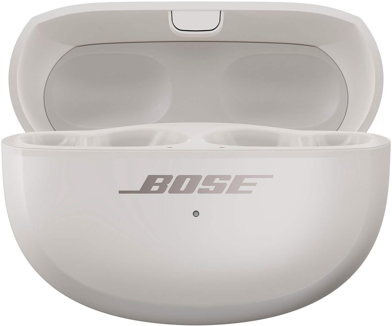 Alt View 24. Bose - Ultra Open-Ear True Wireless Open Earbuds - White Smoke.