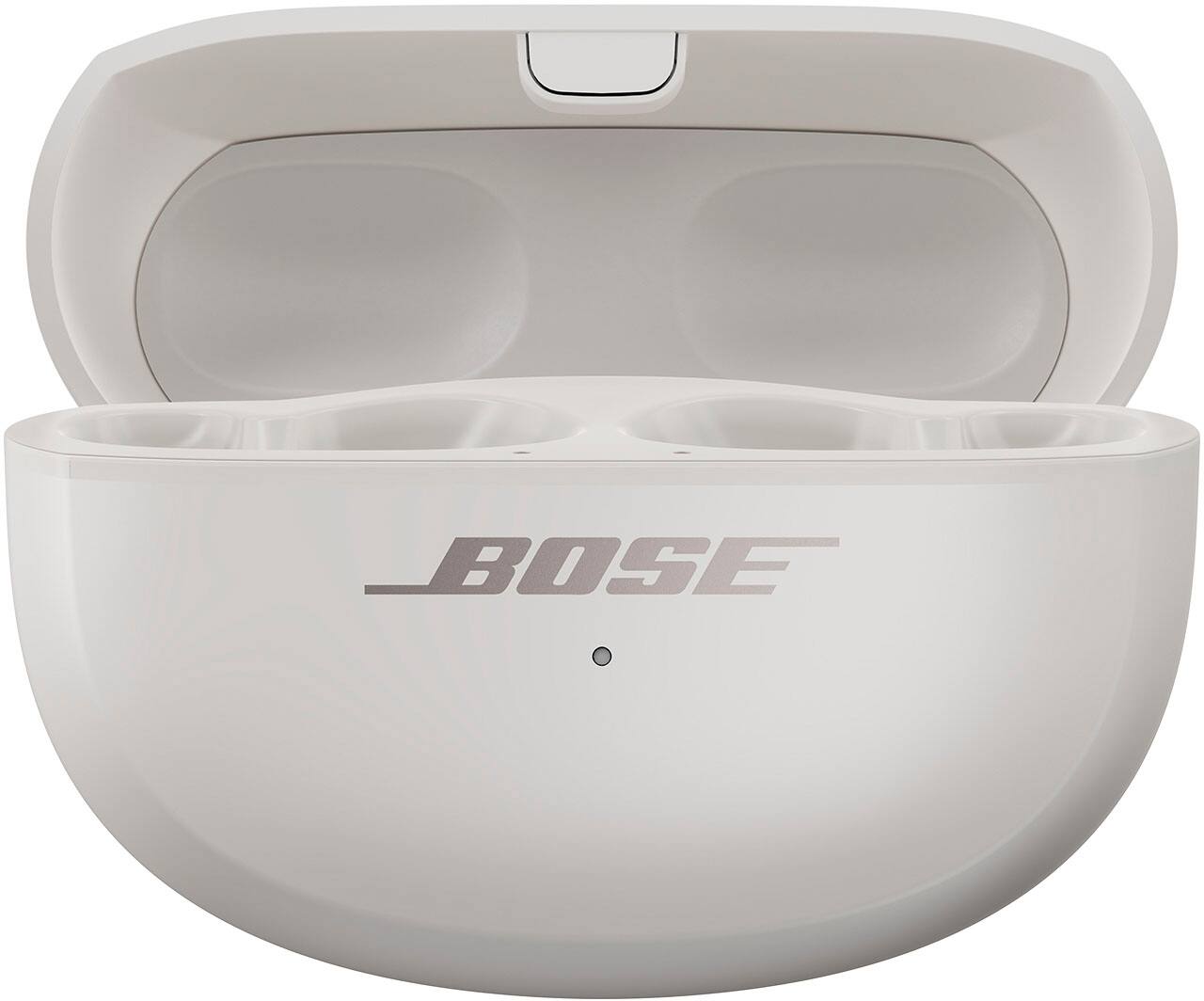 Alt View 24. Bose - Ultra Open-Ear True Wireless Open Earbuds - White Smoke.