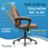 Alt View Zoom 11. Click365 - Transform 3.0 Extra Comfort Ergonomic Mid-Back Desk Chair - Cognac.