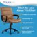 Alt View Zoom 13. Click365 - Transform 3.0 Extra Comfort Ergonomic Mid-Back Desk Chair - Cognac.