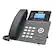 Left. Ooma - 2603 3-Line IP Desk Phone Corded with 5-way Voice Conference - Black.