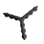 Front. Tenikle - Tenikle - PRO Bendable Suction Cup Tripod Mount - Black.