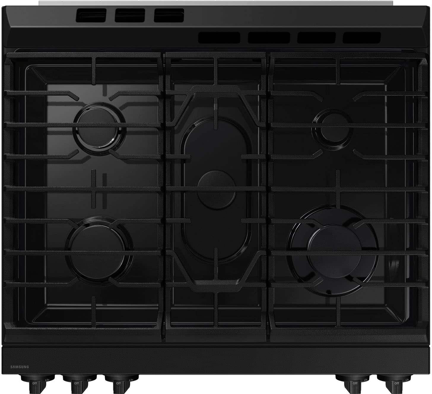 Alt View 19. Samsung - Bespoke 6.0 Cu. Ft. Slide-In Gas Range with Precision Knobs - Stainless Steel.