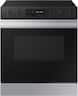 Samsung - 30 in. Wide 5 Elements Bespoke 6.3 Cu. Ft. Slide-In Electric Range with Precision Knobs - Stainless Steel