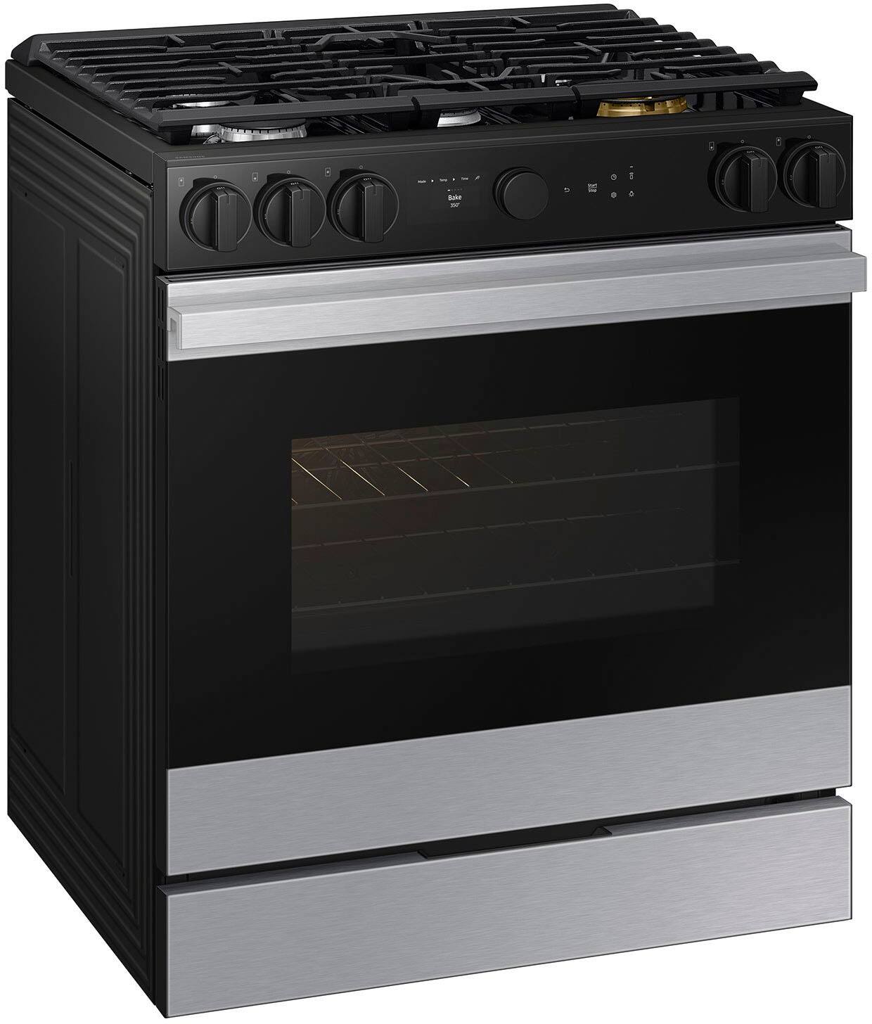 Samsung Bespoke 6.0 Cu. Ft. Slide In Gas Range with Air Sous Vide