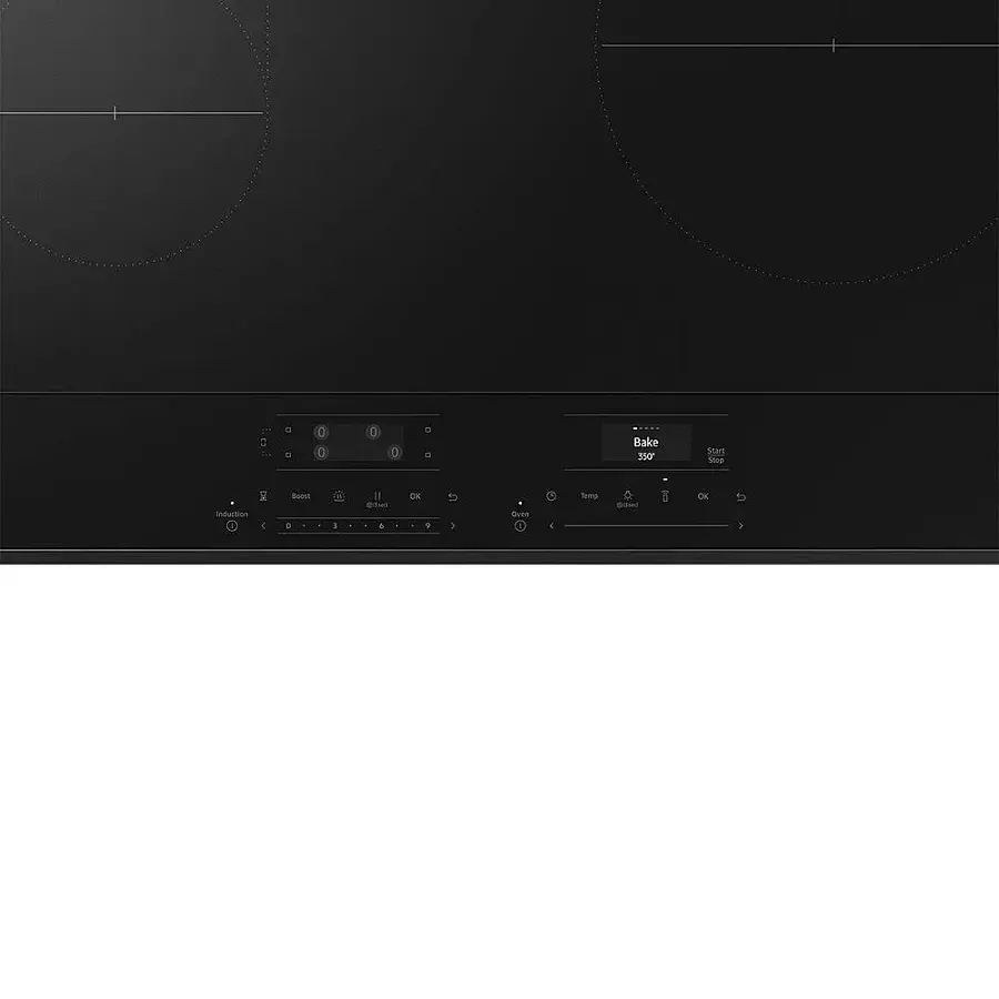 Alt View 20. Samsung - Bespoke 6.3 Cu. Ft. Slide-In Electric Induction Range with Air Fry - White Glass.