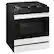 Alt View 16. Samsung - Bespoke 6.0 Cu. Ft. Slide-In Gas Range with Smart Oven Camera - White Glass.