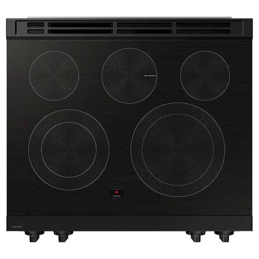 Alt View 21. Samsung - Bespoke 6.3 Cu. Ft. Slide-In Electric Range with Air Fry - Stainless Steel.