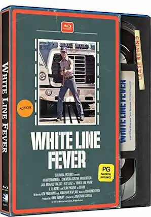 Front. White Line Fever (Retro VHS Packaging) - BLU-RAY.