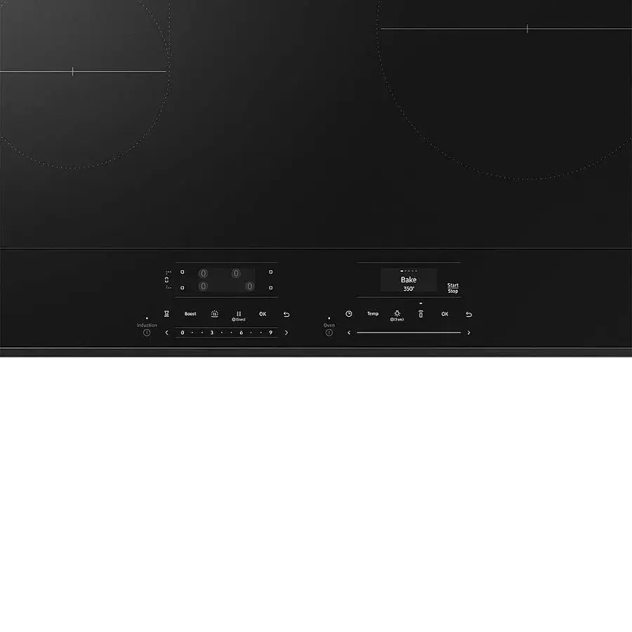Alt View 19. Samsung - Bespoke 6.3 Cu. Ft. Slide-In Electric Induction Range with Ambient Edge Lighting - Stainless Steel.