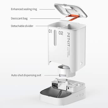 Petkit Yumshare Dual Hopper Wifi Enabled 5L Automatic Cat Feeder Petkit Yumshare Dual Hopper Wifi Enabled 5L Automatic Cat Feeder