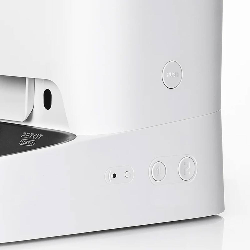 Alt View 14. Petkit - Yumshare Dual-Hopper Wifi Enabled 5L Automatic Cat Feeder with Camera, 2-Way Audio and Smart App Control - White.