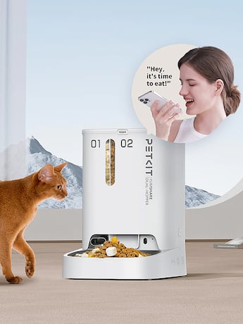 Petkit Yumshare Dual Hopper Wifi Enabled 5L Automatic Cat Feeder Petkit Yumshare Dual Hopper Wifi Enabled 5L Automatic Cat Feeder