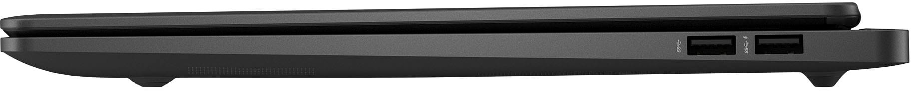 Alt View 14. HP OMEN - Transcend 14" 120Hz 3K OLED Gaming Laptop - Intel Core Ultra 9-185H - 32GB Memory - NVIDIA GeForce RTX 4070 - 1TB SSD - Shadow Black.