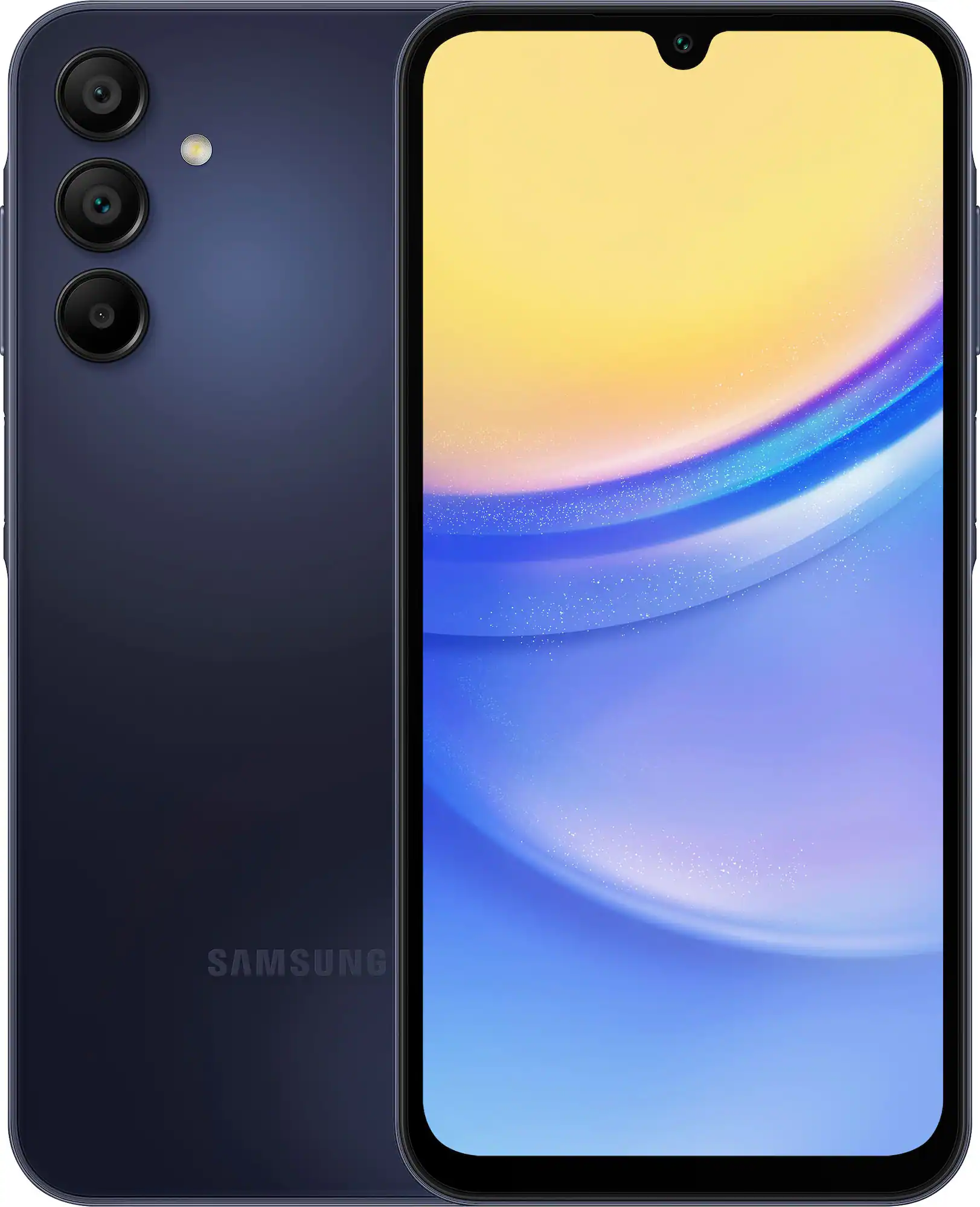 Zoom in on Front. Samsung - Galaxy A15 5G 128GB (Unlocked) - Blue Black.