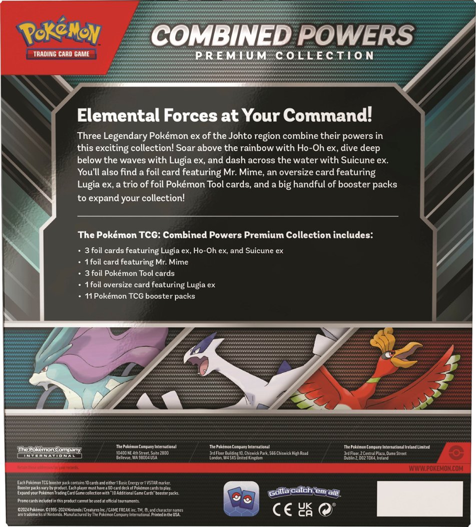 Zoom in on Angle Zoom. Pokémon TCG: Combined Powers Premium Collection.