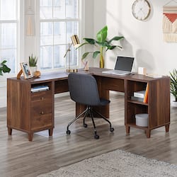 Sauder - Willow Place L-Desk Gw A2 - Grand Walnut - Front_Zoom