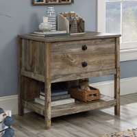 Sauder - Granite Trace 1-Drawer Lateral File Cabinet - Rustic Cedar - Front_Zoom