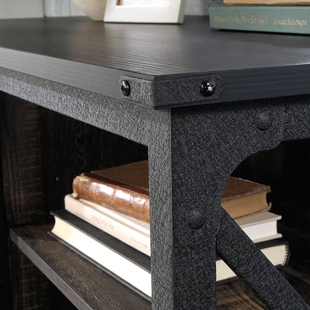Sauder Foundry Road Sm Storage Credenza Co Carbon Oak® 428186 - Best Buy