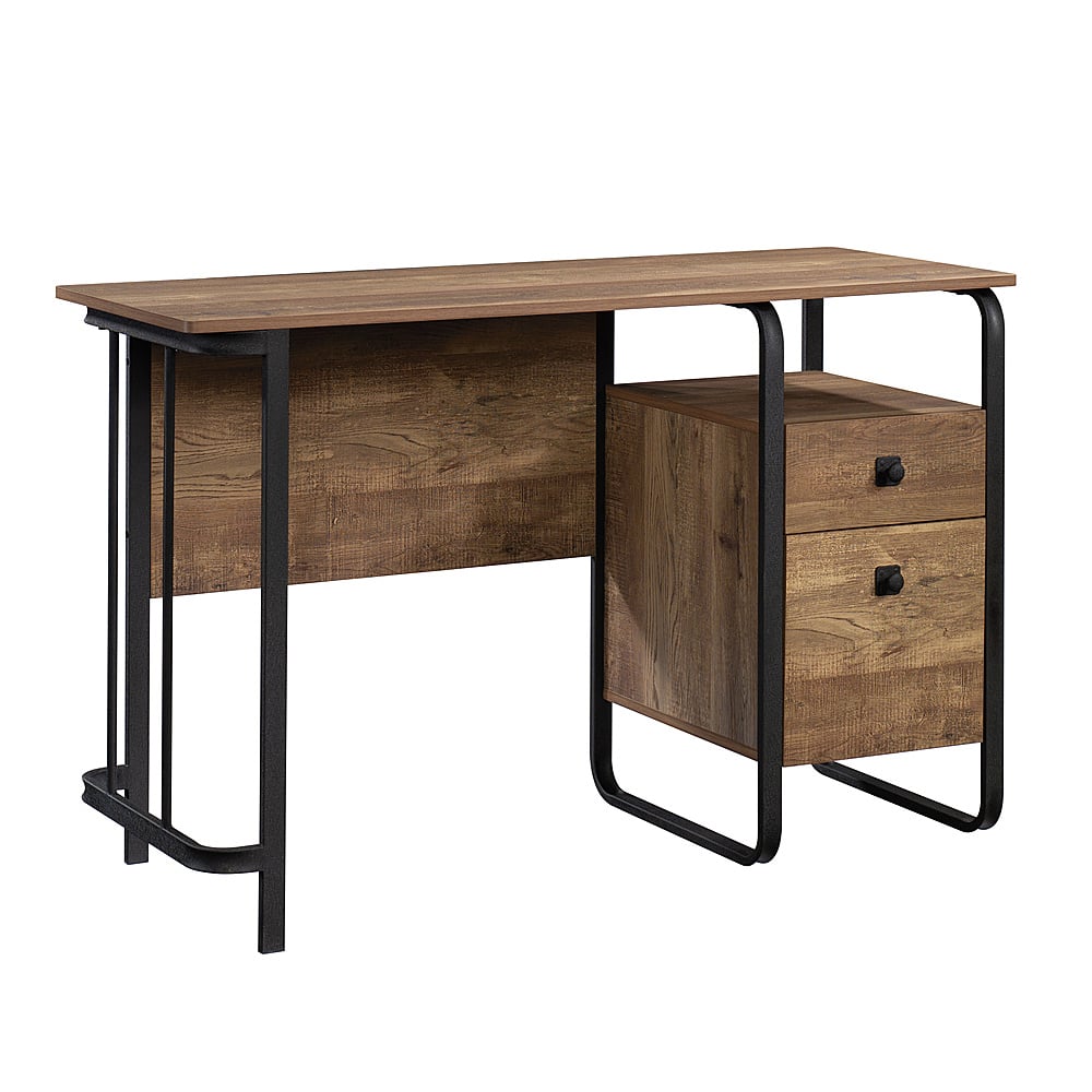 Best Buy: Sauder Station House Desk Etched Oak Sgs Etched Oak 431615