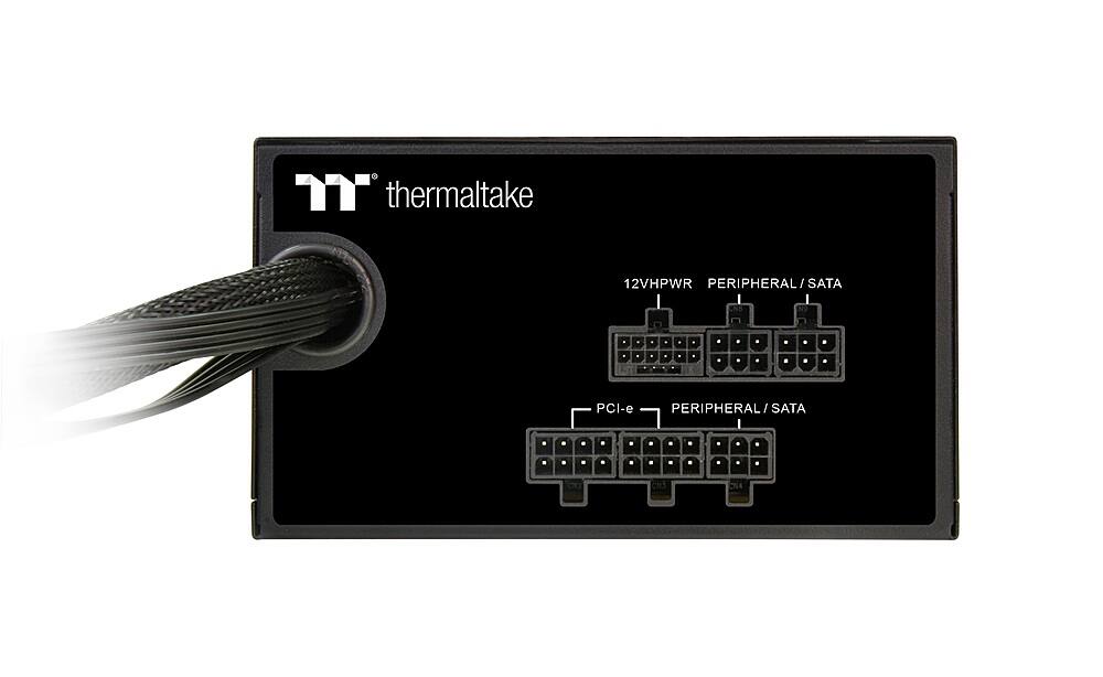 Alt View 14. Thermaltake - Smart BM3 80+ Bronze  PCIE Gen 5 ATX 3.0 650W Semi-Modular Power Supply - Black.