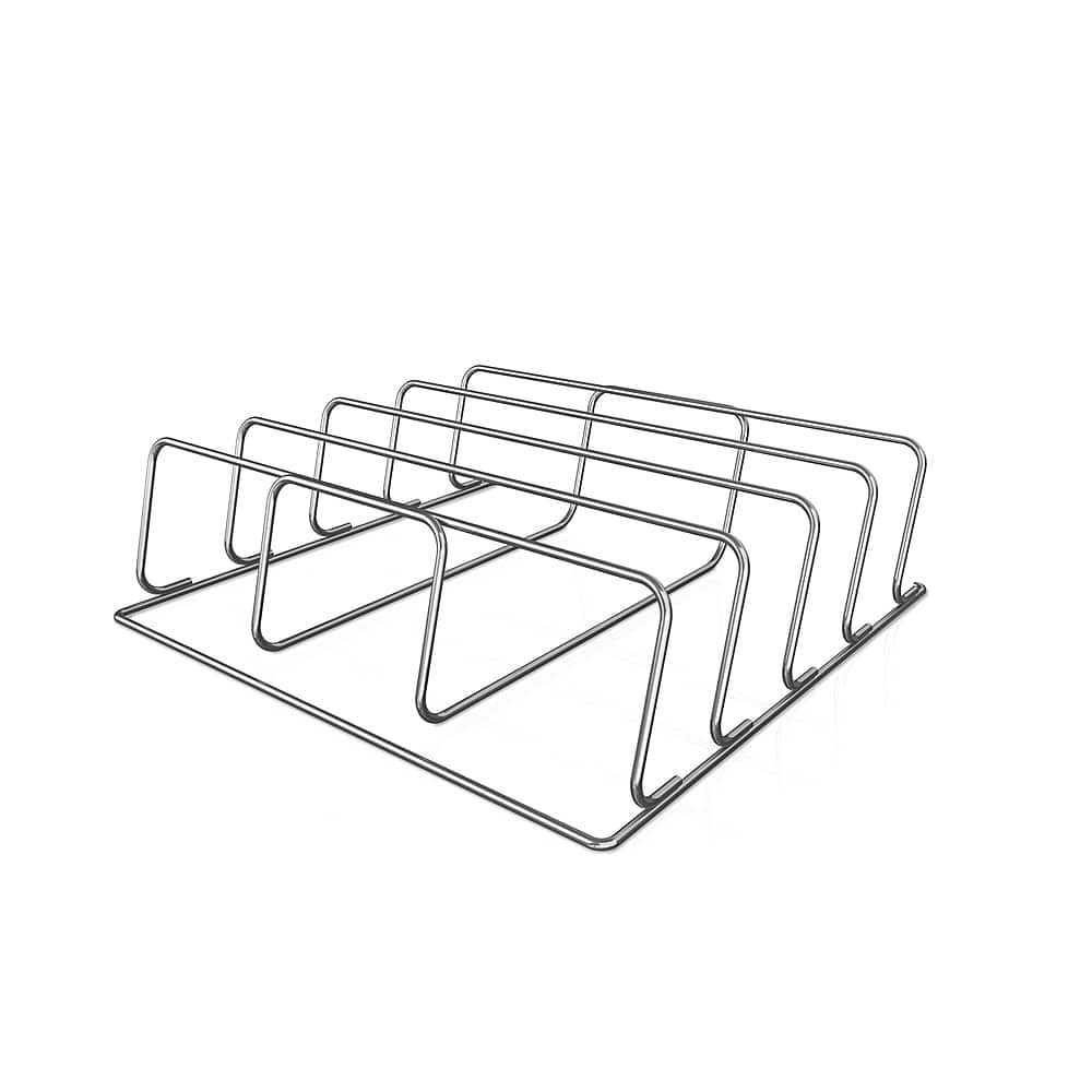 Woodfire Rib Rack, Compatible with Ninja OG800 and OG900 Series - Silver - Alt_View_Zoom_11