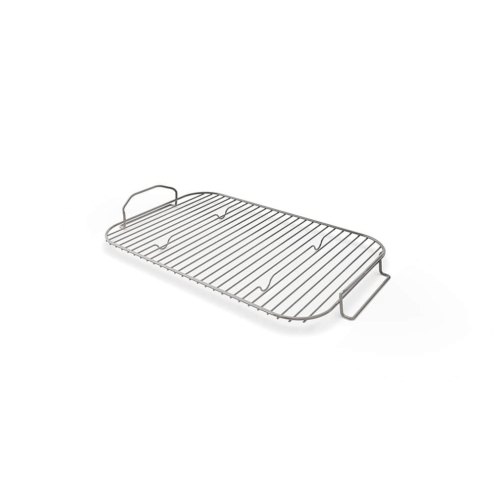 Alt View 11. Ninja - Ninja Woodfire Roast & Smoke Rack, Compatible with Ninja OG800 and OG900 Series - Silver.