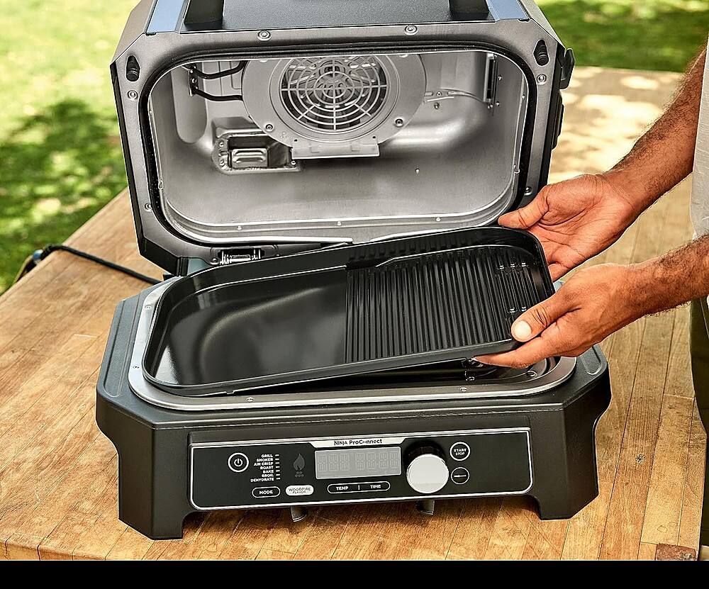 thumbnail image 2 of Ninja Foodi Griddle Plate For Ninja Woodfire Pro Connect XL Grill Og951 Og850 Og952 Grill 1122996 2 of 11