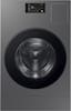 Front. Samsung - Bespoke AI 5.3 Cu. Ft. All-in-One Front Load Washer & Dryer Combo with Super Speed Wash and Ventless Heat Pump Dryer - Dark Steel.
