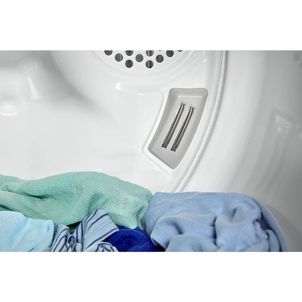 Alt View 12. Maytag - 7.0 Cu. Ft. Electric Dryer with Steam and Extra Power Button - Volcano Black.