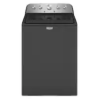 Maytag - 4.8 Cu. Ft. High Efficiency Top Load Washer with Extra Power Button - Volcano Black - Front_Zoom