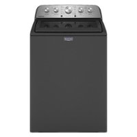 Maytag - 4.8 Cu. Ft. High Efficiency Top Load Washer with Extra Power Button - Volcano Black - Front_Zoom