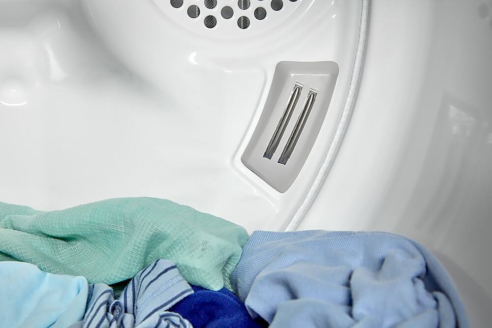 Alt View 13. Maytag - 7.0 Cu. Ft. Gas Dryer with Steam and Extra Power Button - Volcano Black.