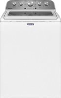 Maytag - 4.7 Cu. Ft. High Efficiency Top Load Washer with Extra Power Button - White - Front_Zoom