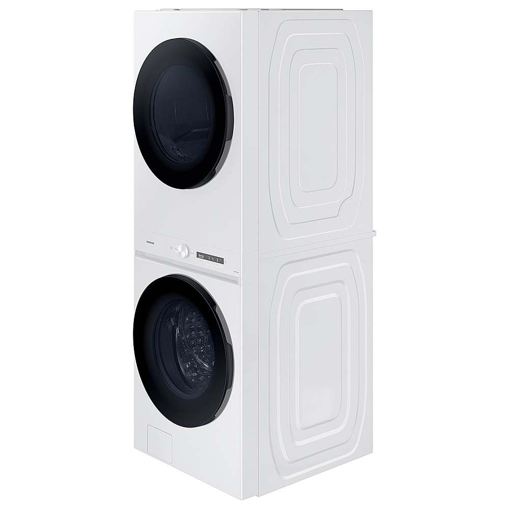 Alt View 15. Samsung - 4.6 Cu. Ft. Washer with Steam Wash and 7.6 Cu. Ft. Electric Dryer - White.