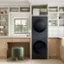 Alt View 11. Samsung - 4.6 Cu. Ft. Washer with Flex Auto Dispense System and 7.6 Cu. Ft. Gas Dryer - Brushed Black.
