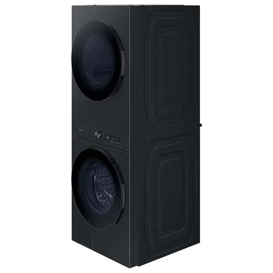 Alt View 18. Samsung - 4.6 Cu. Ft. Washer with Flex Auto Dispense System and 7.6 Cu. Ft. Gas Dryer - Brushed Black.