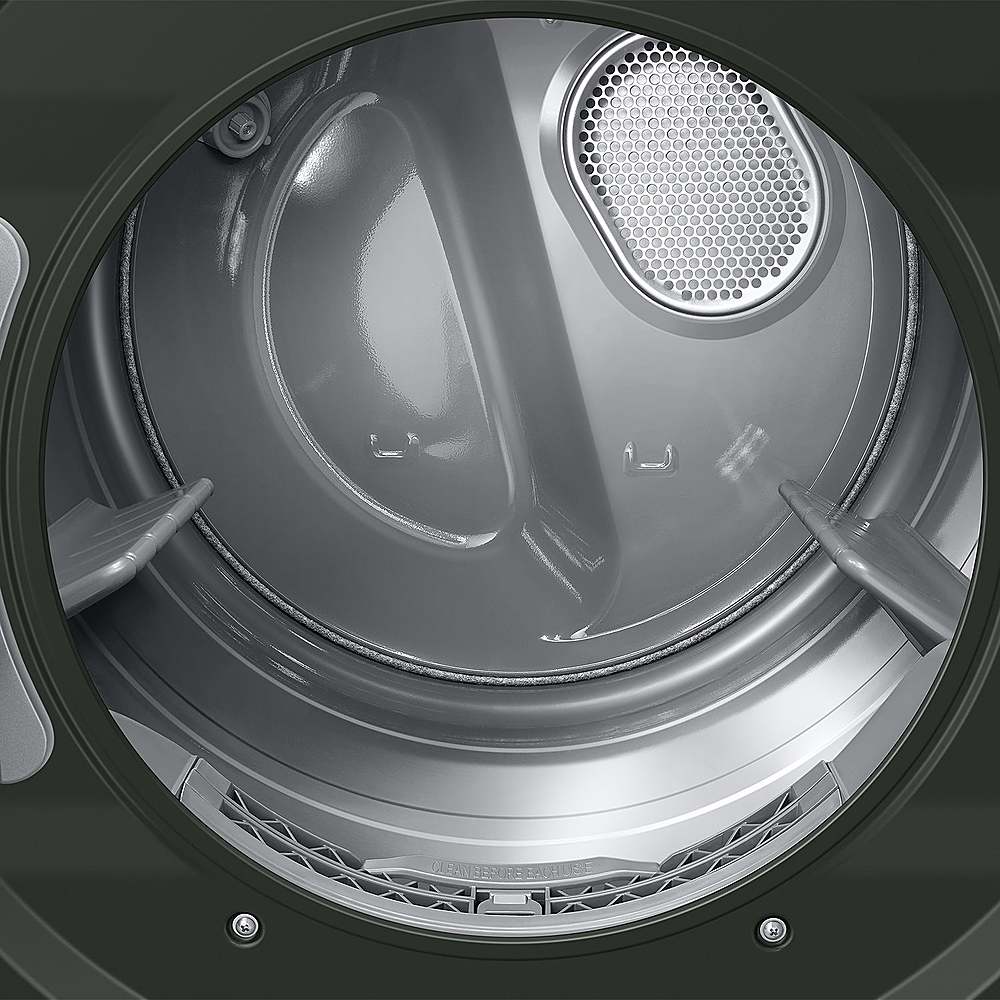 Alt View 24. Samsung - 5.3 Cu. Ft. Washer with AI OptiWash and 7.6 Cu. Ft. Gas Dryer - Satin Green.