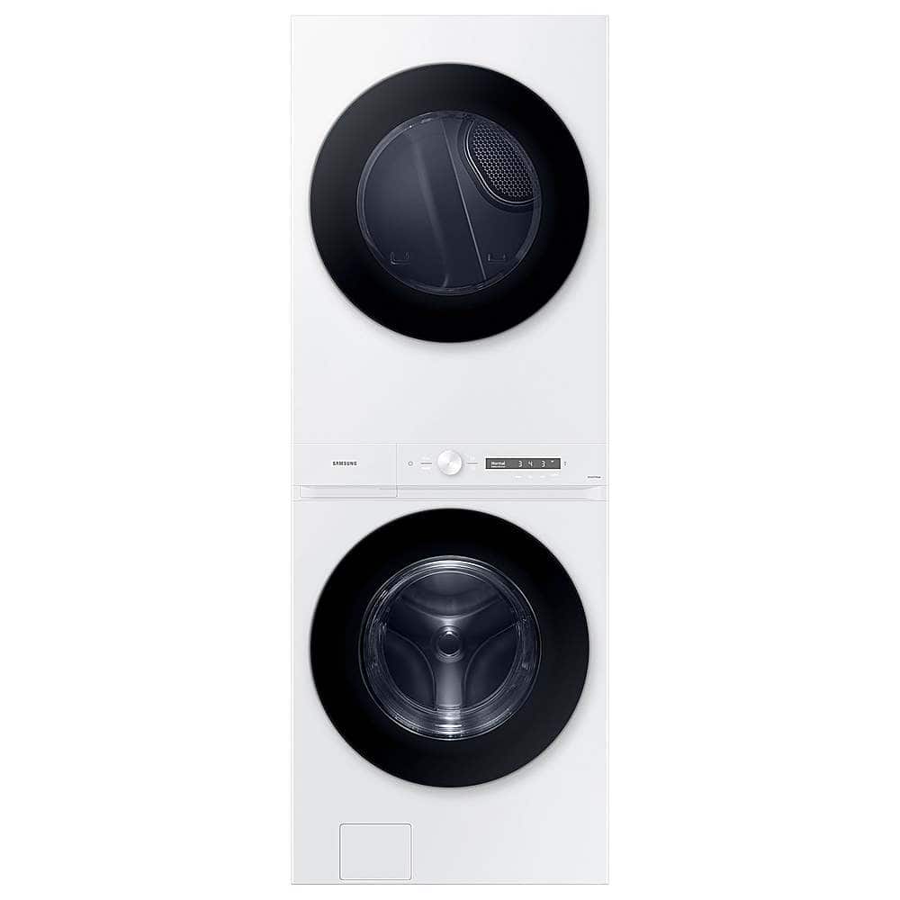 Samsung - 4.6 Cu. Ft. Washer with Steam Wash and 7.6 Cu. Ft. Gas Dryer - White - Front_Zoom